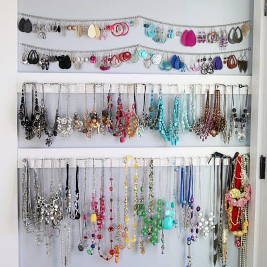 Diy jewelry display