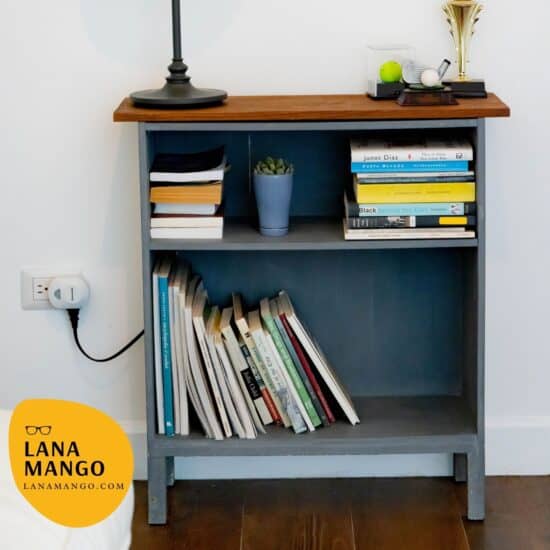 Cheap bookshelf refurbished lanamango