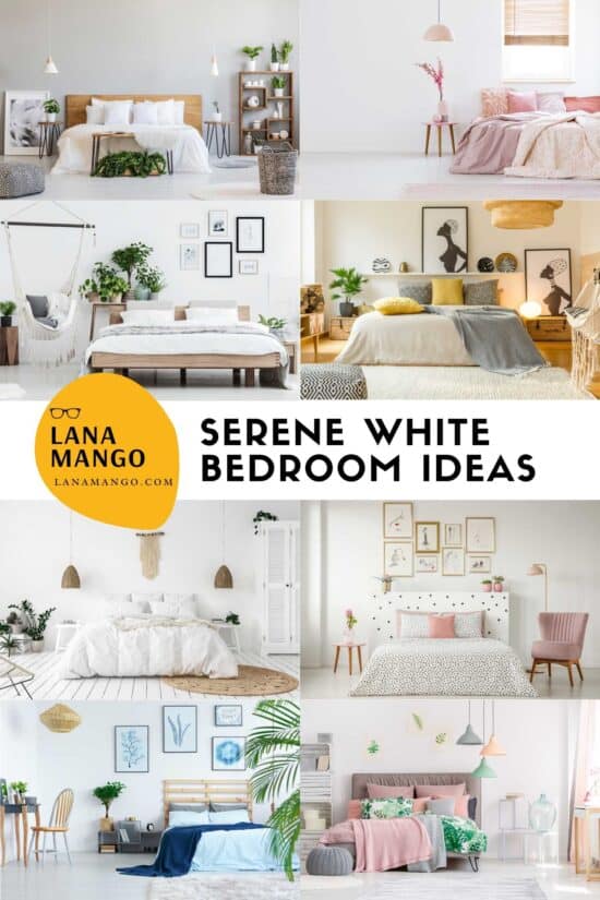 Ideas de decoraciones para habitaciones blancas