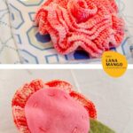 Crochet brooch steps