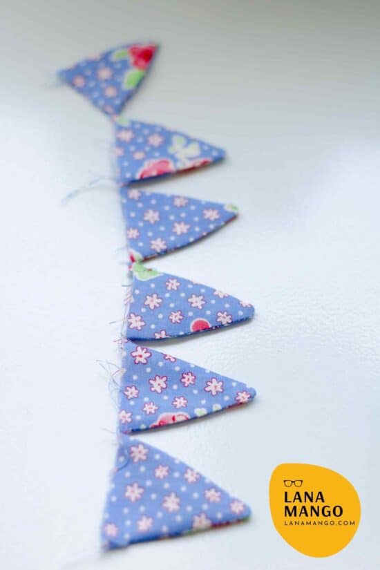 How to make flower for headband: sewed petals