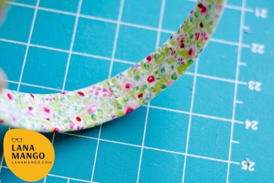 How to make a headband: covering the hairband