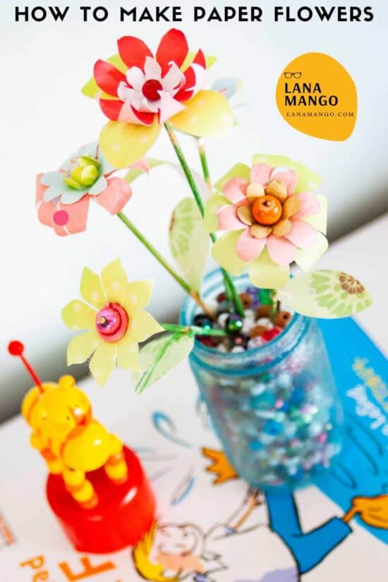 How to make easy paper flowers