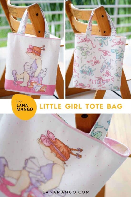 Little girl tote bags