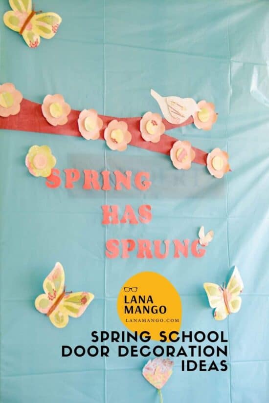 spring classroom door decorations