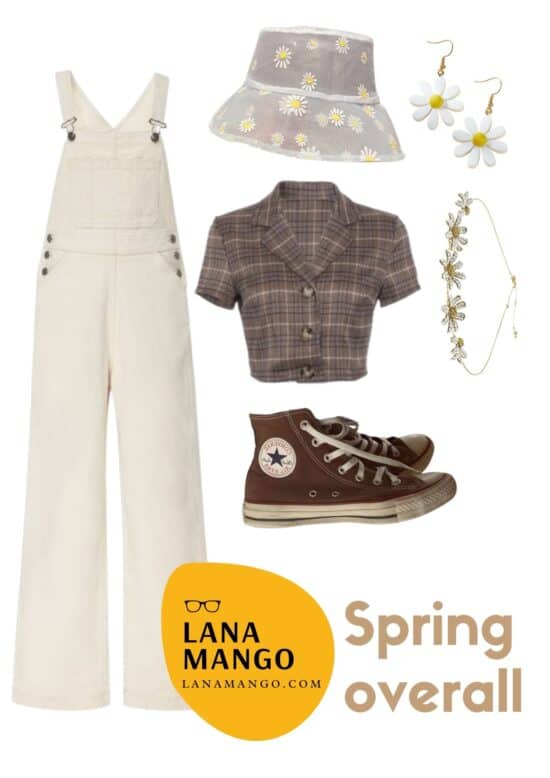 Cute spring outfit overall combo for 2022