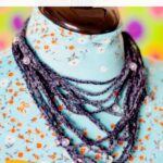 Crochet jewelry handmade lanamango pineng 5