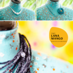 Crochet jewelry handmade lanamango pines 2